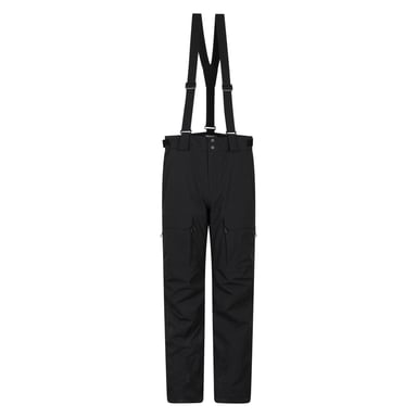 Mountain Warehouse Mens Ariel Waterproof Cargo Pocket Ski Trousers (Black)