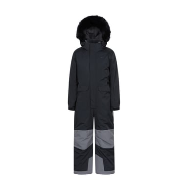 Mountain Warehouse Childrens/Kids Piste Waterproof Snowsuit (Black)