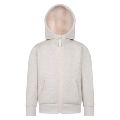 Mountain Warehouse Childrens/Kids Nevis Faux Fur Lined Hoodie (Light Beige)