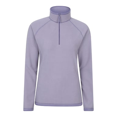 Mountain Warehouse Womens/Ladies Montana Half Zip Fleece Top (Dusky Purple)