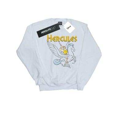 Disney Mens Hercules With Pegasus Sweatshirt (White)