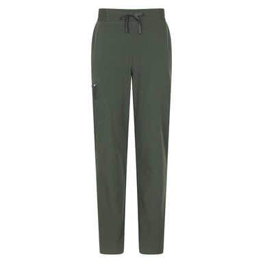 Mountain Warehouse Womens/Ladies Adventure Water Resistant Short Trousers (Khaki Green)