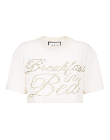Cropped T-Shirt Breakfast In Bed Crystal