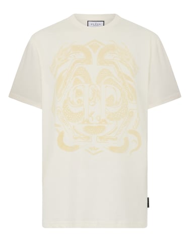 Printed Round Neck T-Shirt Dragon