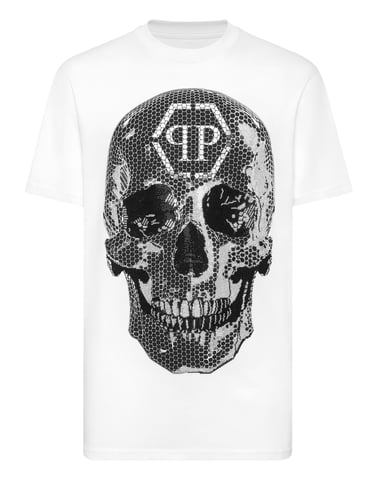 T-Shirt Ronde Hals Ss Skull