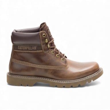 CAT (Caterpillar) Colorado 2.0 Fossil Brown Leather Hiking Ankle Boots