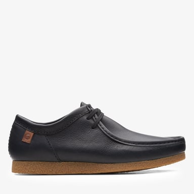 Shacre II Run Black Leather Shoes