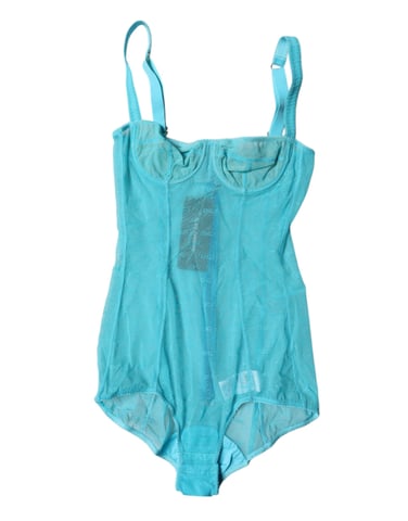 Mesh Bodysuit Scoop Neck