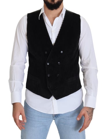 Corduroy Waistcoat Double Breasted