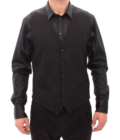Pinstripe Vest Formal Style