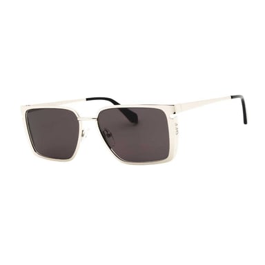 Off White Unisex Adult Yoder Sunglasses (Silver/Dark Grey)