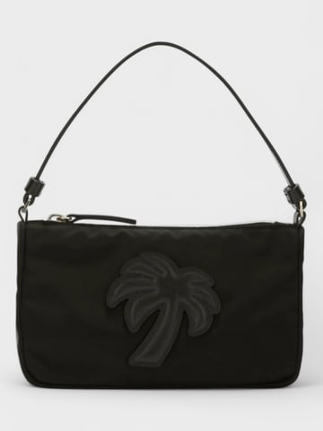 Palm Angels Big Palm Nylon Pouch Black