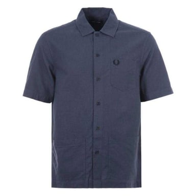 Fred Perry Mens Oxford Pocket Shirt (French Navy)