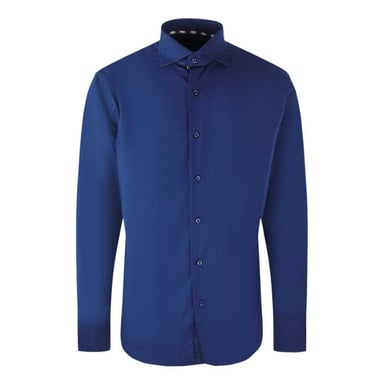 Aquascutum Mens Plain Long-Sleeved Shirt (Royal Blue)