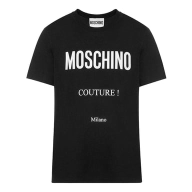 Moschino Mens Couture Milano T-Shirt (Black)
