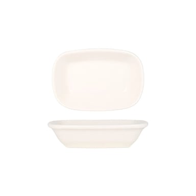 Bonna Serveerschaal gourmet porselein 20x14 cm set van 2