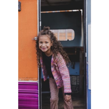 Looxs Revolution Gebreid vest muticolor voor meisjes in de kleur