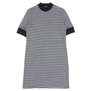 Fred Perry Womens/Ladies Striped T-Shirt Dress (White/Navy)