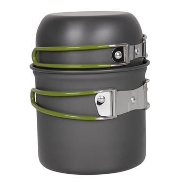 Mountain Warehouse Plain Cookware Set (Charcoal)