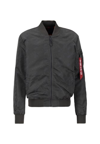 MA-1 Light Weight Allover Print Rainbow Reflective Bomber Jacket