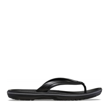 Herr Crocs Crocbrand Flip Flop i Svart Grå