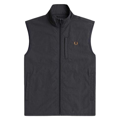 Fred Perry Mens Anchor Gilet (Grey)