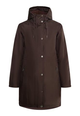 usha jacket women dark brown