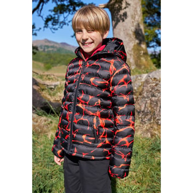 Mountain Warehouse Childrens/Kids Seasons Watercolour Padded Jacket (Rust)