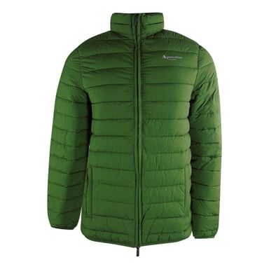 Aquascutum Mens Mock Neck Active Padded Jacket (Army Green)
