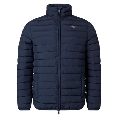 Aquascutum Mens Mock Neck Active Padded Jacket (Navy Blue)