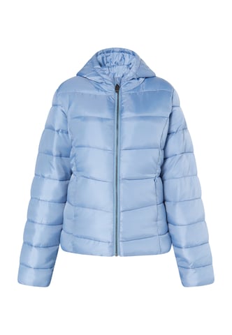 usha Quilted Jacket women denim blue