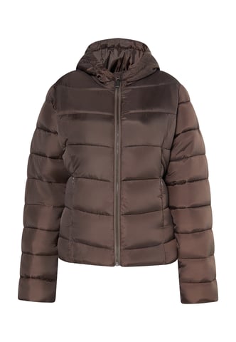 usha Quilted Jacket women dark brown