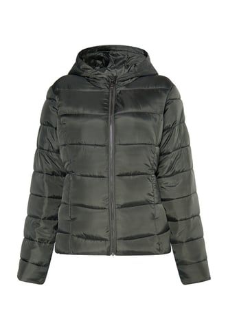usha Quilted Jacket women black