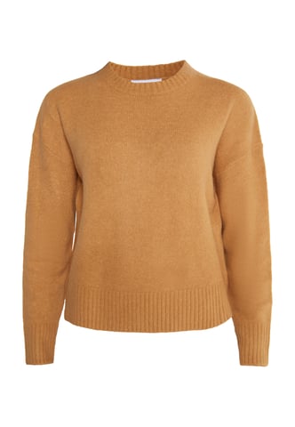 usha Knitted pullover women camel