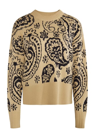 usha Knitted pullover women beige