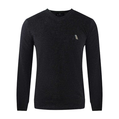 Aquascutum Mens Logo Jumper (Dark Grey)