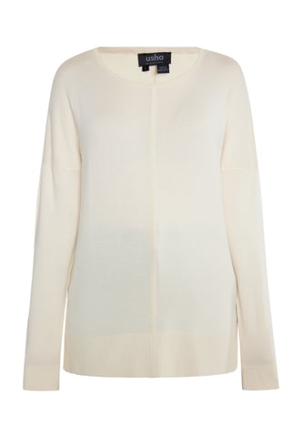 usha Knitted pullover women cream