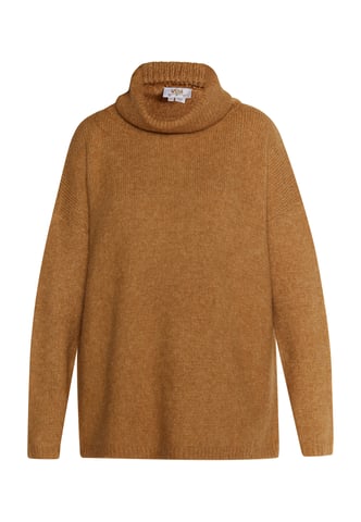 usha Knitted pullover women camel