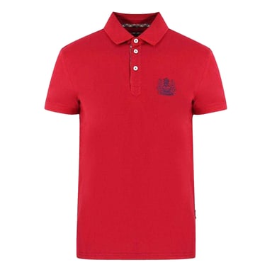 Aquascutum Mens Aldis Polo Shirt (Red)