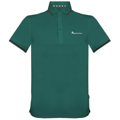 Aquascutum Unisex Adult Logo Polo Shirt (Green)