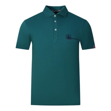 Aquascutum Unisex Adult Aldis London Logo Polo Shirt (Green)