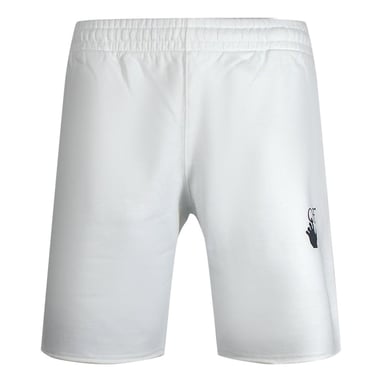 Off-White Unisex Adult Caravaggio Arrow Sweat Shorts (White)