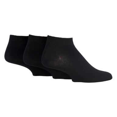 3-Pack Heren Effen Bamboe Sneakersokken - Zacht Ademend Comfort voor Elke Dag