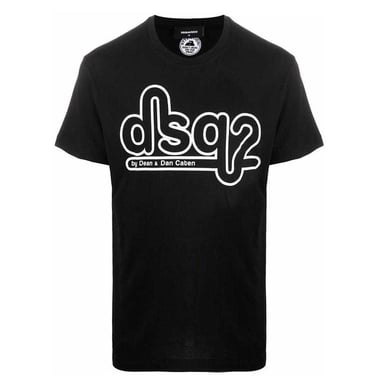 DSquared2 Unisex Adult Bubble Logo Skinny T-Shirt (Black)