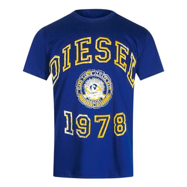 Diesel Mens 1978 Design Large T-Shirt (Navy Blue)