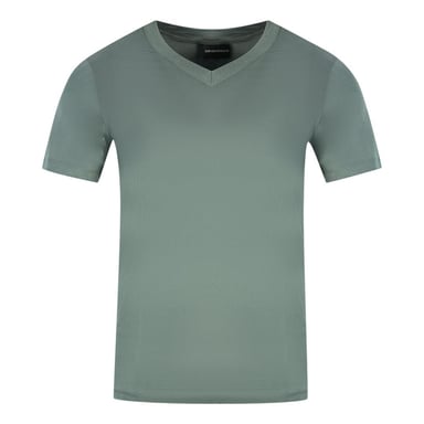 Emporio Armani Unisex Adult V Neck T-Shirt (Dark Grey)
