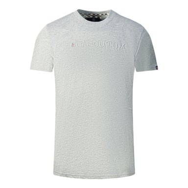 Aquascutum Mens Embossed Logo T-Shirt (Grey)