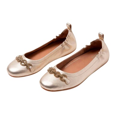 Fit Flop Womens/Ladies Allegro Sparkle Ballerina Flats (Gold)