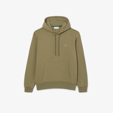 Lacoste Mens Organic Cotton Hoodie (Green)