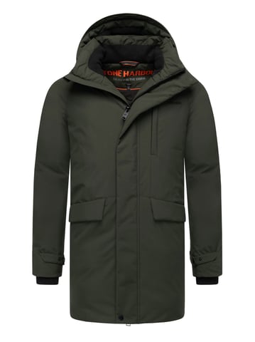 Stone Harbour Emriis heren winterjas met fleecevoering en capuchon